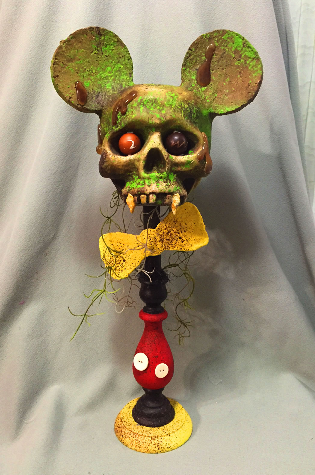 perfectly dreadful halloween shabby Chic vintage mickey mouse zombie